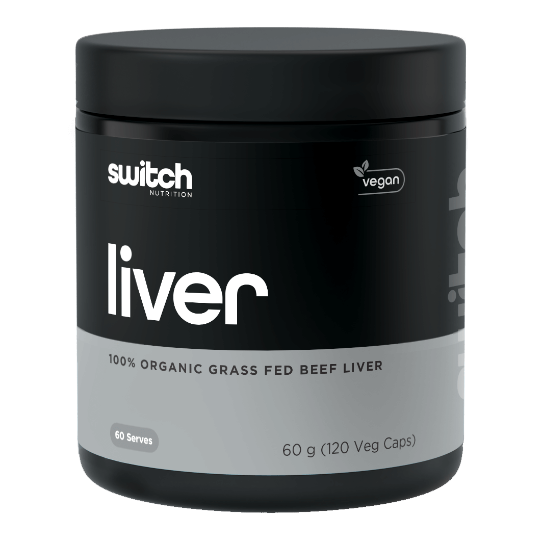 Switch Nutrition Organic Beef Liver Capsules