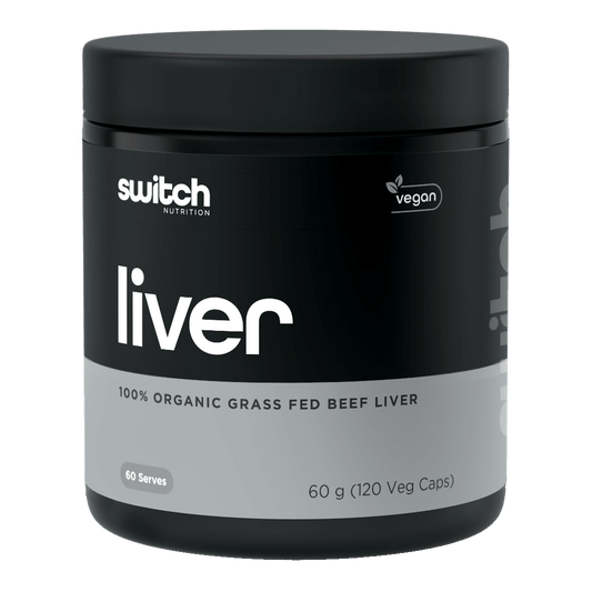 Switch Nutrition Organic Beef Liver Capsules