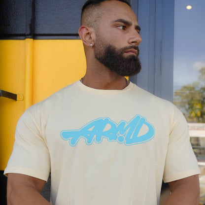 ARMD Blue Logo Butter T-Shirt