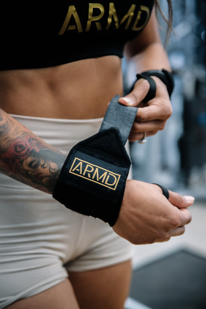 Armd -medium Wrist Wraps With Elastic Thumb Loop