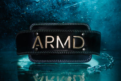 Armd Leather Dip Belt